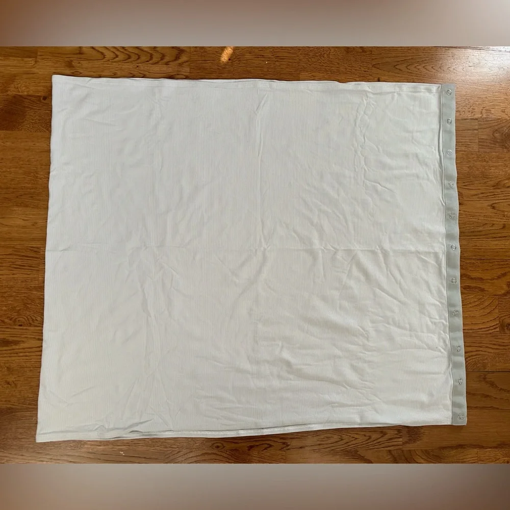 Lululemon🍋 Vinyasa Scarf Rulu Wee Stripe White Heathered Grey/White Stripe - Picture 11 of 15